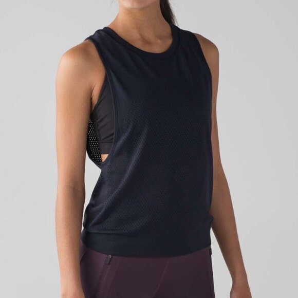 Lululemon Breeze By Muscle Tank II Midnight Navy / Midnight Navy - Picture 6 of 6